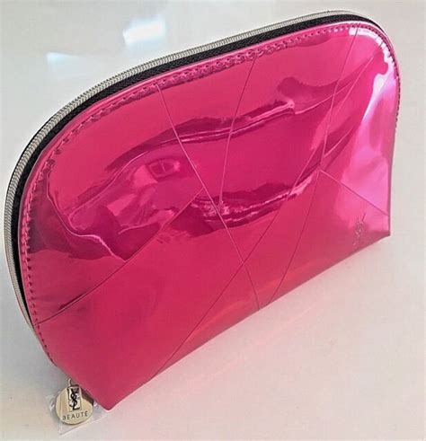 ysl makeup bag pink